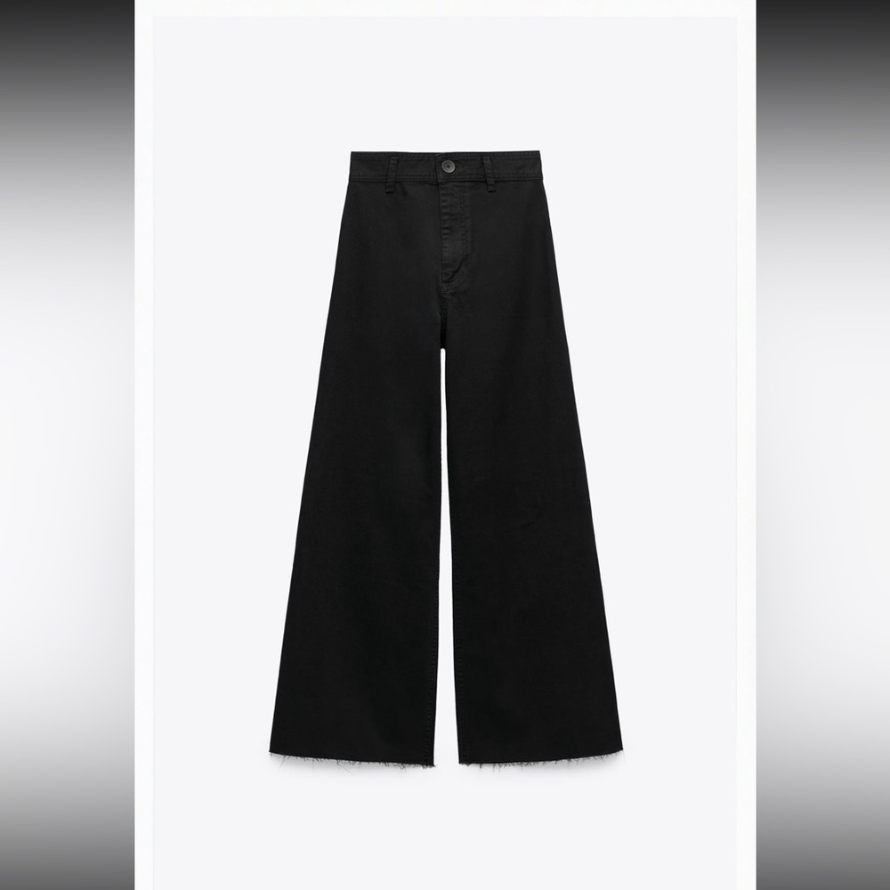 ZARA ZW Marine Straight High Rise Jeans size 6